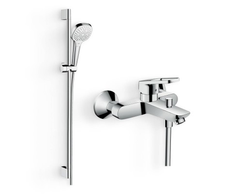 Душевой комплект Смеситель Hansgrohe Logis Loop Logis loop 71244000 + Гарнитур Croma Select E Multi 26590400 Душевой комплект Смеситель Hansgrohe Logis Loop Logis loop 71244000 + Гарнитур Croma Select E Multi 26590400