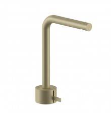 Fantini AF/21 Смеситель для раковины, 1 отв., высокий излив: 15.5 см, цвет: Matt British Gold PVD. 27 P6 A506WF