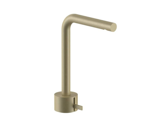 Fantini AF/21 Смеситель для раковины, 1 отв., высокий излив: 15.5 см, цвет: Matt British Gold PVD. 27 P6 A506WF