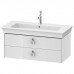 Duravit White Tulip Тумбочка подвесная 98.4x45.8х41см., раковина, 2 ящика с ручкой, цвет: белый высокоглянцевый. 2363100000, WT435208585