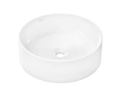 Hansgrohe Xuniva S Раковина-чаша 40х40см., без отв., накладная, без перелива, цвет: белый. 60164450