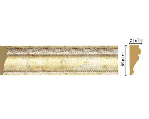 Молдинг DECOMASTER 161-553 (60*22*2400мм) Молдинг DECOMASTER 161-553 (60*22*2400мм)