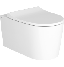 Унитаз подвесной VitrA Nest QuantumFlush 7870B403-0075 безободковый, с микролифтом