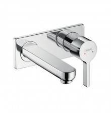 Hansgrohe Metris S Смеситель для раковины, однорычажный, излив 165 мм, СМ, внешняя часть, цвет: хром. 31162000