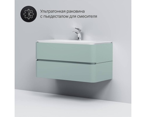 M30FHX1002GG База под раковину подвесная 100 см, мятный M30FHX1002GG База под раковину подвесная 100 см, мятный