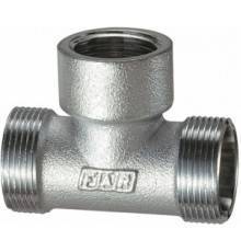 Фитинги цанговые Тройник  3/4 ВР-М24х19-М24х19, хром. FC 5460 C34