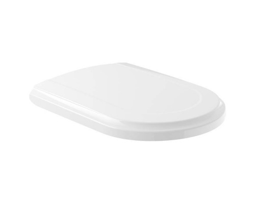 VilleroyBoch Hommage Сиденье с крышкой для унитаза, SoftClose, цвет: белый/нержавеющая сталь. 8809S1R1
