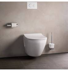 TOTO NC Унитаз подвесной 38x53x34см, безободковый, Tornado Flush, CeFiONtect, цвет: белый. CW762Y