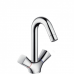 Hansgrohe Logis, Смеситель для раковины, поворотный излив, с донным клапаном, Цвет: хром. 71222000
