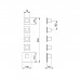Almar High Flow Square Смеситель для душа, встраиваемый, термостатический, цвет: High Brass Brushed PVD. E180024.HB