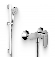 Душевой комплект Смеситель для душа Hansgrohe Vernis Blend 71640000 хром + Гарнитур 26279000 EcoSmart, хром