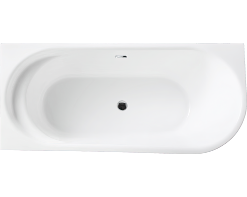 Акриловая ванна BelBagno BB410-1500-780-L без опоры 150x80 см, со сливом-переливом