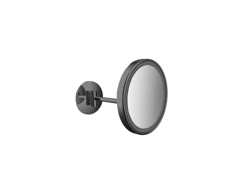 Emco Pure Косметическое зеркало, LED, Ø203mm, 1-колено, 3x увелич., подвесной, цвет: черный Emco Pure Косметическое зеркало, LED, Ø203mm, 1-колено, 3x увелич., подвесной, цвет: черный