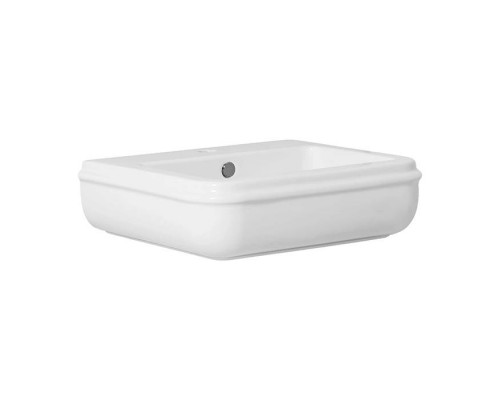 Azzurra Charme Раковина подвесная/накладная 55x46xH18 см, 1 отв., цвет: Bianco lucido. CHLP05546T0MBI/(CHA255 bi)*1 Azzurra Charme Раковина подвесная/накладная 55x46xH18 см, 1 отв., цвет: Bianco lucido. CHLP05546T0MBI/(CHA255 bi)*1