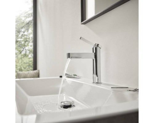 Hansgrohe Finoris Смеситель для раковины, 1 отв., с донным клапаном, цвет: хром. 76020000 Hansgrohe Finoris Смеситель для раковины, 1 отв., с донным клапаном, цвет: хром. 76020000