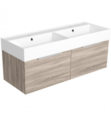 SIMAS AGILE Тумба подвесная 120x46xh40 см, для раковины AG121D.., 1 ящик, ручка матовый хром, цвет: ROCCIA. AGM121D ROCCIA