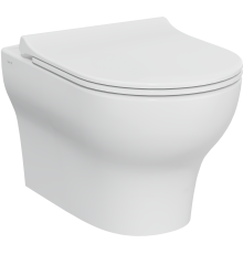 Унитаз подвесной VitrA Zentrum Round 7786B003-0075 безободковый, с микролифтом