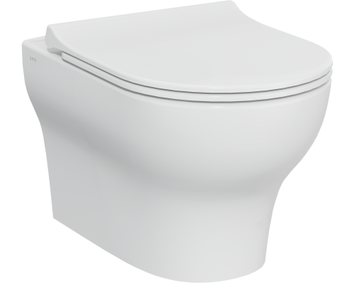 Унитаз подвесной VitrA Zentrum Round 7786B003-0075 безободковый, с микролифтом Унитаз подвесной VitrA Zentrum Round 7786B003-0075 безободковый, с микролифтом
