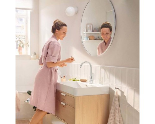 Hansgrohe Rebris S Смеситель для раковины, 1 отв., с донным клапаном, с поворотным изливом, цвет: хром. 72536000