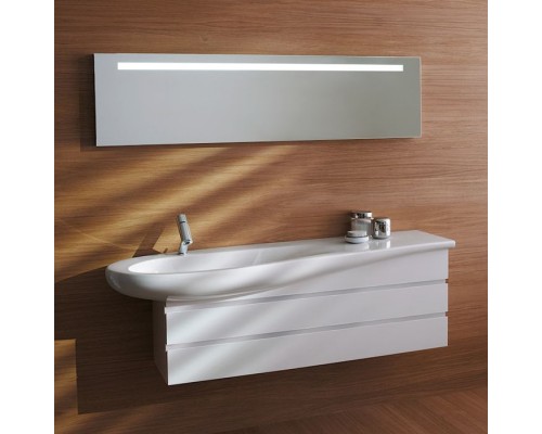 Laufen Alessi One Раковина 120х50х16.5 см, 1 отв., покрытие LLC, цвет: белый. 8.1497.3.400.104.1 Laufen Alessi One Раковина 120х50х16.5 см, 1 отв., покрытие LLC, цвет: белый. 8.1497.3.400.104.1