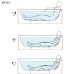 Salini Isola Ванна отдельностоящая 200x200x71 cм со встроенным сливом-переливом, каркасом, цвет: белый глянцевый. 101111G