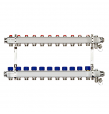 Комплект коллекторов Ридан SSM-11R set с кронштейнами, 11 контуров 088U0981R