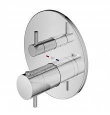Plumberia Selection PSBOX Смеситель для душа, встраиваемый, термостатический, на 2 выхода, цвет: хром. PSB1802CR
