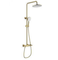 Душевая стойка Wonzon   Woghand WW-A30653-BG, брашированное золото