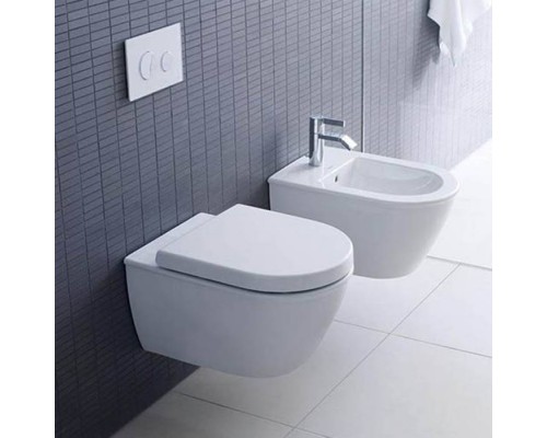 Duravit Darling New Унитаз подвесной Duravit Rimlessreg; без смывного края, с вертикальным смывом, вкл. крепление Durafix, 37x54см, Цвет: Белый. 2557090000 Duravit Darling New Унитаз подвесной Duravit Rimlessreg; без смывного края, с вертикальным смывом, вкл. крепление Durafix, 37x54см, Цвет: Белый. 2557090000