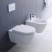 Duravit Darling New Унитаз подвесной Duravit Rimlessreg; без смывного края, с вертикальным смывом, вкл. крепление Durafix, 37x54см, Цвет: Белый. 2557090000