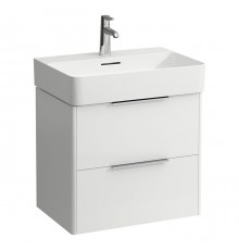 Laufen Base База с раковиной, 58.5х39х53см, с 2 ящиками, подвесная, покрытие LLC, цвет: белый глянцевый. 8.1028.3.000.104.1,  4.0225.2.110.261.1