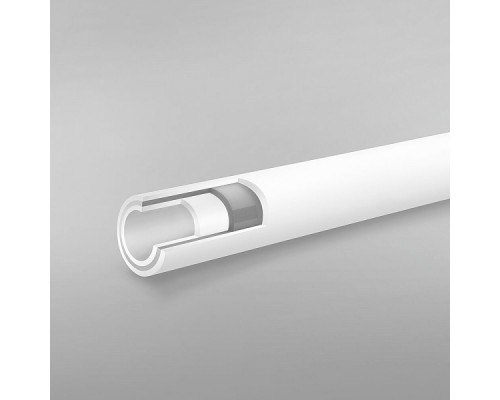 Композитная труба PPR/PPR+GF/PPR Fusitek Faser ПН20 для горячей и холодной воды, диаметр: 63мм FT00406