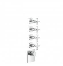 Gessi Inciso Смеситель для душа, встраиваемый, термостатический, внешняя часть, цвет: хром. 58348#031