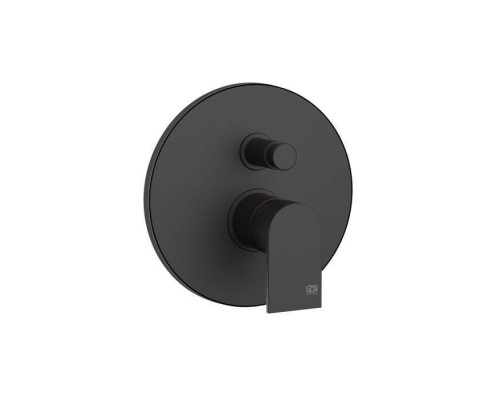 Gessi Emporio Via manzoni Смеситель для душа, встраиваемый, на 2 выхода, с переключателем ванна-душ, цвет: Black XL. 38656#299