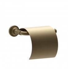 Gessi Venti20 Держатель туалетной бумаги, с крышкой, цвет: Antique Brass. 65449#713