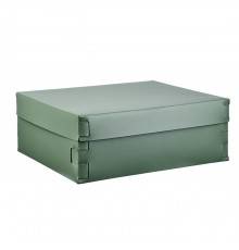 Colombo Adj Коробка Snob 36x30хH13.5см., настольная, цвет: эвкалипт/небесный. BADJ3630-6050