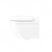 Duravit Starck 3 Унитаз подвесной безободковый, 540х360 мм, с креплением Durafix, с WG, цвет: белый. 25270900001