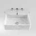 Agape Carrara Раковина 60x40x16 см, без отв., мрамор Carrara, цвет: белый. ACER0730PMC *0