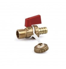 Кран сливной SR Rubinetterie со штуцером 1/2  0162-1500G000