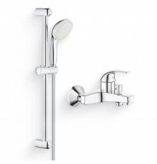 Душевой комплект Смеситель Grohe BauCurve 23599000 + Гарнитур Tempesta New 27598001