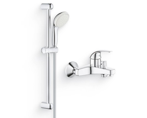 Душевой комплект Смеситель Grohe BauCurve 23599000 + Гарнитур Tempesta New 27598001
