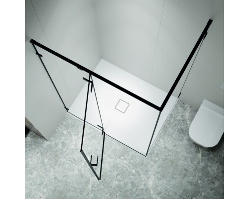 Душевой уголок с распашной дверью на петлях - RGW SV-040B 1200x800