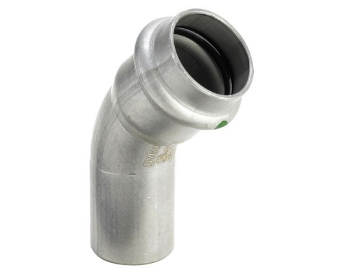 Угольник 45° Viega Sanpress Inox нержавеющая сталь 18 мм. 435394