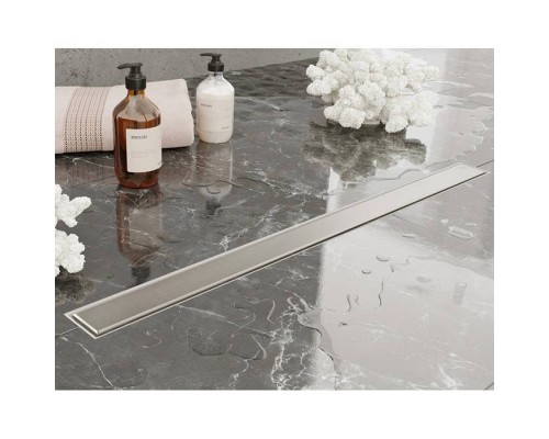 Plumberia Selection Трап душевой PS MODULAR 4x60 2устор. накладка из нерж.стали, комбинир.затвор с горизонт. Выпуском Ду 50мм,40л/мин, цвет: нержавеющая сталь. PSM60MT