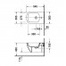 Duravit Happy D.2 Plus Биде подвесное 35.5x54см, с переливом 1 отв для смес, с покрытием WG, цвет: антрацит матовый. 22581513001