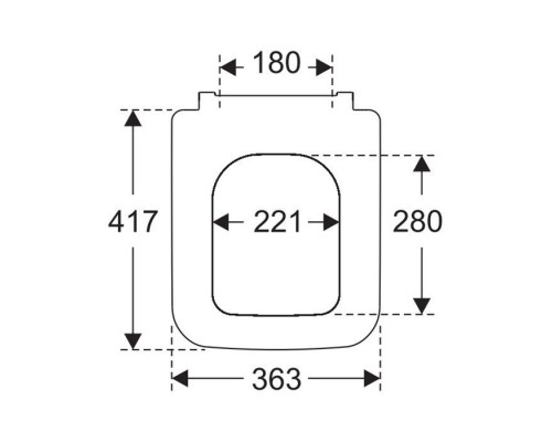 VilleroyBoch Finion Сидение с крышкой, SoftClose, цвет: белый. 9M88S1R1