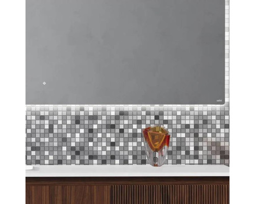 Salini Зеркало для ванны OMBRA 200х70х2.5см., с LED подсветкой, влагостойкое AGC Сrystalvision, сенс. выкл., крепления, обогрев, антизапот.. 27M022070BH