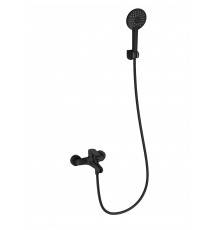 Смеситель для ванны с душем Wonzon   Woghand WW-AE3204-MB, матовый черный