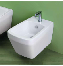 Simas Baden Baden Биде подвесное  56х36 см, с 1 отв под смеситель, цвет: белый. F85,  BB19bi*1