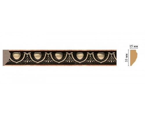Молдинг DECOMASTER 101D-57 (33*15*2400мм)